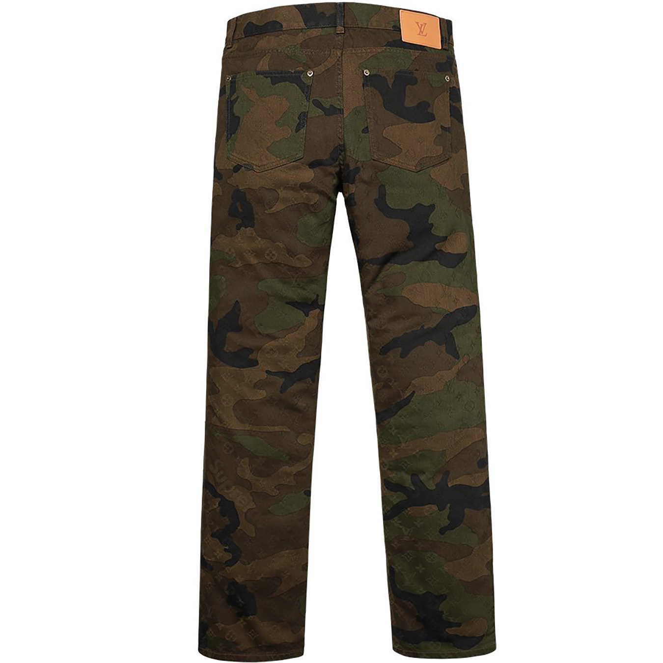 Louis Vuitton/Supreme Jacquard Denim 5-Pocket Jean view 4